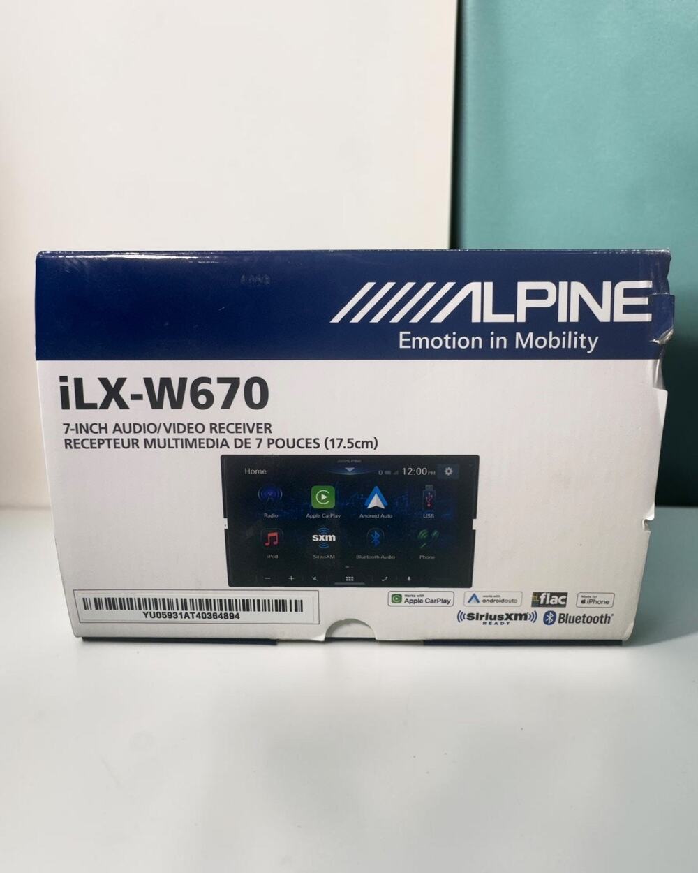 Alpine iLX-W670 7”Car Stereo Audio Video Receiver Apple CarPlay Android Auto NEW